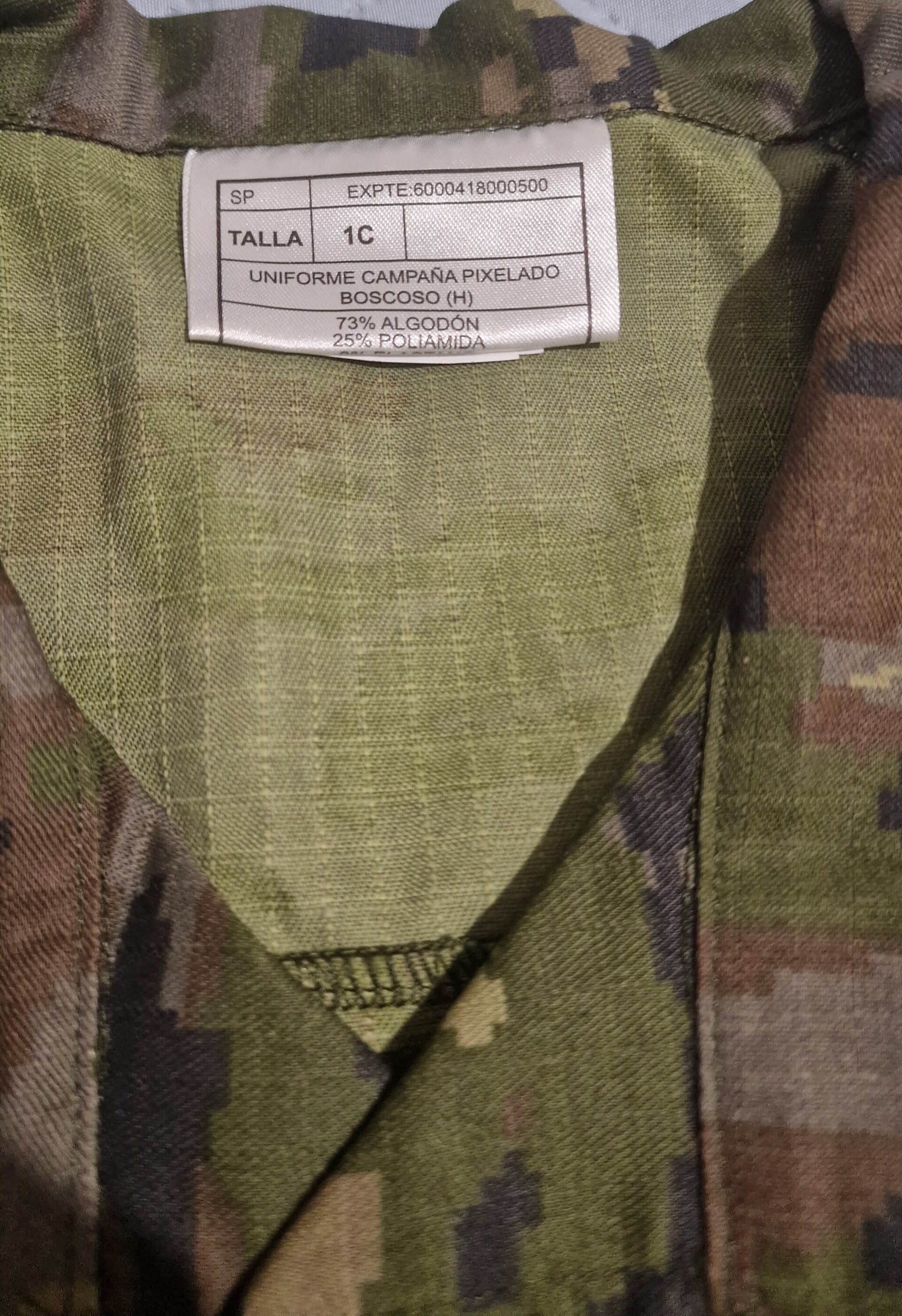Traje Militar Bosco Pixelado oficial ET - 6